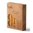 thumbnail image 5 of Hyoola 5 inch Handmade All Natural Beeswax Taper Candles - 5 Hours Yellow Unscented 12 Pack, 5 of 6