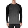 thumbnail image 2 of FNFYFH Mens Long Sleeve Rash Guard Shirt Big & Tall UPF 50+ Swim Beach Shirts UV Sun Protection Fishing Shirt, 2 of 6