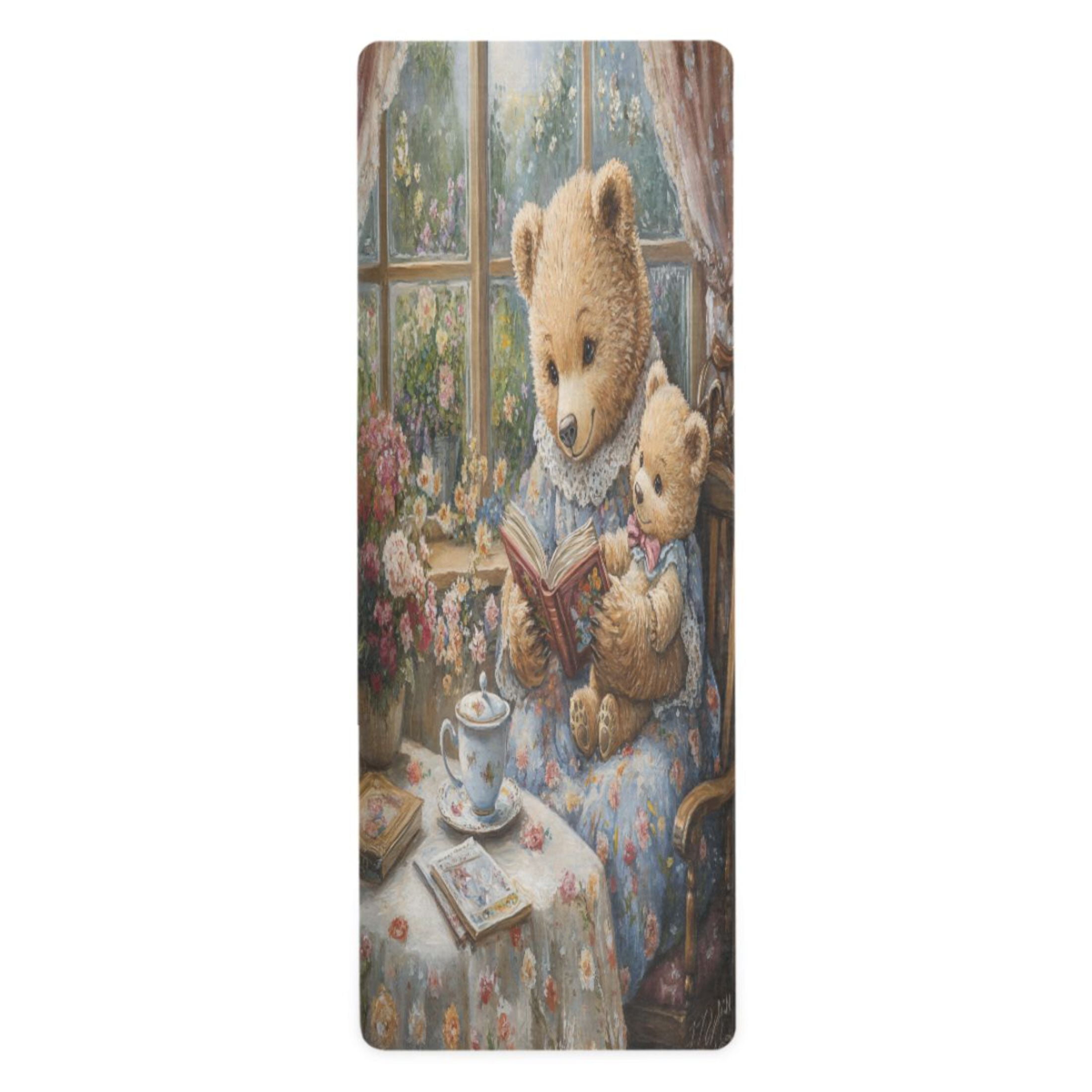 BZSMCE Yoga Mat Women Mama Bear Storytelling Fitness Mat