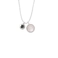 thumbnail image 2 of Delight Jewelry Silvertone Capital Letter - & - Pebble Disc - To the World You are a Mother Locket Necklace, 2 of 4