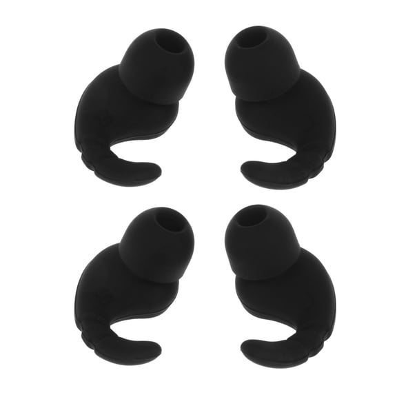 Eartips Ear Hooks for In Ear Earphones Sports Headphone, S/L 2 Sizes 2 Pairs Soft Silicone Ear Hooks 3.8-5.5mm