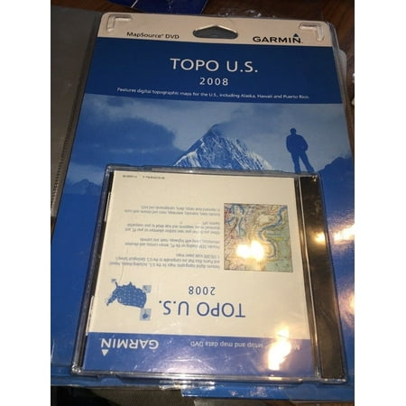 Garmin Topo U.S. 2008 Setup and Map Data DVD