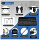 thumbnail image 2 of IMAW Tijeras de podar eléctricas de 21 V, paquete de 2 cuchillas de acero al carbono SK5, 2 baterías de litio recargables, USB, pantalla LCD inteligente, kit de herramientas incluido MAZOR Tijeras de podar eléctricas de 21 V, 2 of 6
