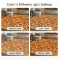 thumbnail image 7 of ODIKA 8'x10' Washable Area Rug Durable, Non-Slip Burnt Boho Fall Halloween Terracotta Vintage Bathroom Orange Flowing Dynamic for Living Room, Under Sectional, Family, 7 of 7