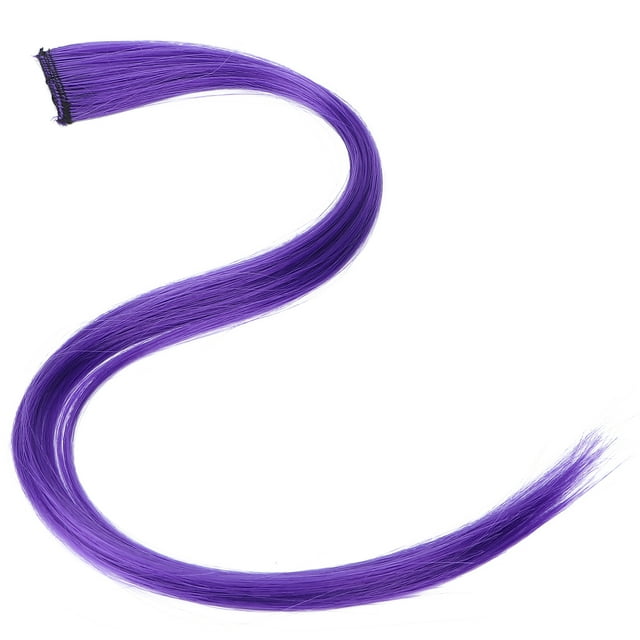 Colored Highlight Colored Highlight Synthetic Hairpiece Clipin For Girls