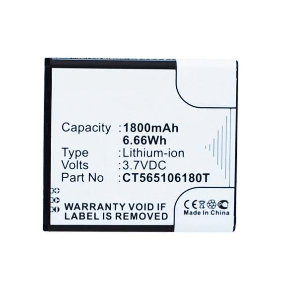Batteries N Accessories BNA-WB-L3159 Cell Phone Battery - Li-Ion, 3.7V, 1800 mAh, Ultra High Capacity Battery - Replacement for Blu CT565106180T Battery