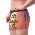 thumbnail image 3 of Wukai Not All Who Wander Are Lost Print Men’s Underwear Breathable Boxer Briefs,&nbsp;Moisture Wicking & Breathable-Large, 3 of 7