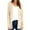 Beige, variant on Busydd Cardigan Sweaters for Women Casual Solid Color Open Front Winter Clothes for Women Fashion Knit Long Sleeve Women Cardigan Sweater with Pockets 2XL