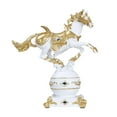 thumbnail image 2 of Estatua de caballo de resina, estatua de figura de caballo, regalos para amantes de los caballos, estatua de caballo, estantería para el hogar, adorno 24 x 27 x 11 cm, 2 of 8