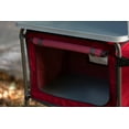 Ozark Trail Deluxe Camping Kitchen with Storage, Silver and Red, 31" Height x 13" Width x 8.25