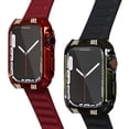 thumbnail image 2 of Funda y correa de silicona para apple watch, pulsera deportiva de goma de 44mm, 45mm, 41mm, 38mm, 42mm, 40mm, 44MM, iWatch Serie 6, 5, se, 7, 8, 2 of 4