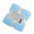 thumbnail image 2 of Washable Towel Soft and Fluffy Face Towel Lightweight Travel Towel Lightweight and Compact Towel Bathroom Hand Towels Fresh Towel Bathroom Towles Blue 4.72x5.11 Inch (1Pcs), 2 of 4