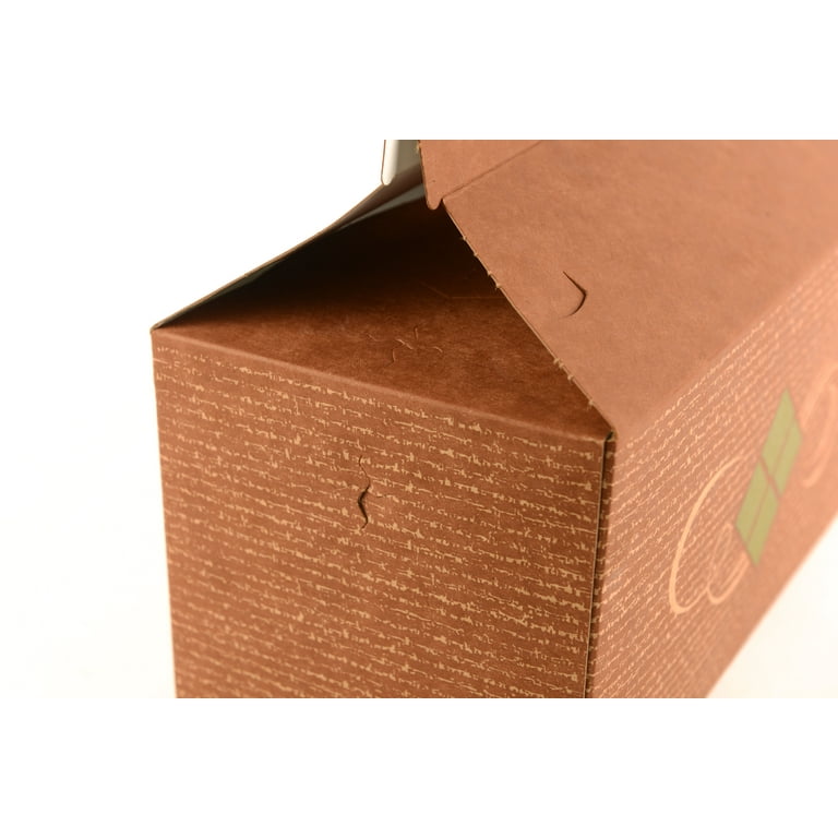 Brown Kraft Paper Gift Box with Handle
