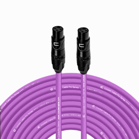 Coluber Cable Balanced XLR Cable Female to XLR Female Pro Microphone Cable