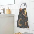 thumbnail image 3 of Yayeee 100% Cotton Hand Towels for Bathroom 16" x 28" Soft Absorbent Kitchen Towel, Sun Moon and Stars Pattern, 3 of 7