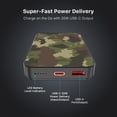 thumbnail image 5 of MyBat Design Lab 10000mAh Magnetic Wireless Power Bank - Black - Army Camouflage, 5 of 5