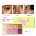 thumbnail image 1 of Highlighting Gel 8 Color Highlighter Plate Eye And Face Highlighter Contouring Plate, 1 of 8