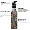 thumbnail image 3 of ALAZA Cool Horse Water Bottle Insulated Flask Stainless Steel Straw Lid 20 oz, 3 of 6