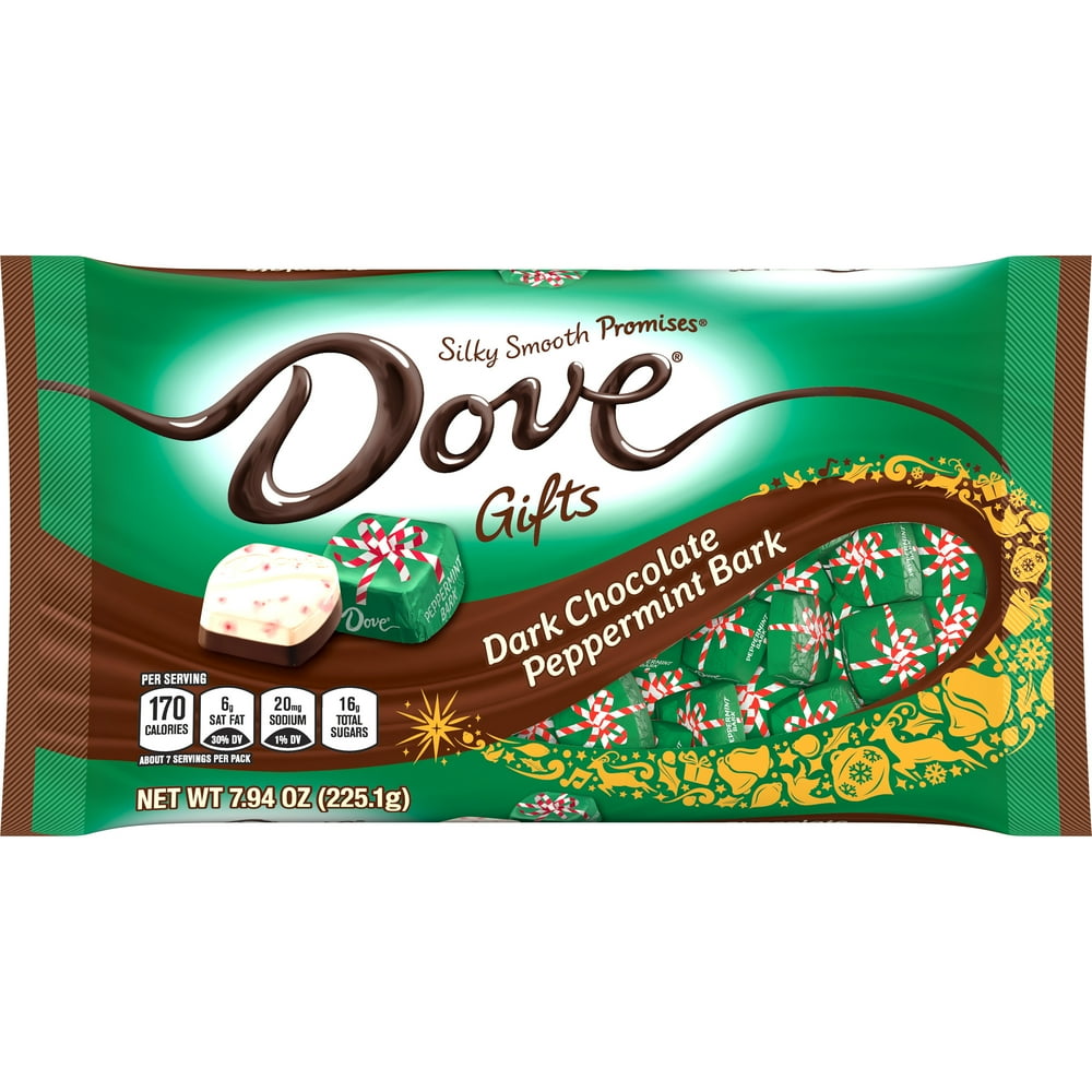 DOVE PROMISES Peppermint Dark Chocolate 7.94 Oz