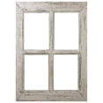 thumbnail image 1 of Northlight 20" Aged Beige Wooden Window Frame Wall Hanging Decoration, 1 of 5