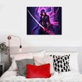 thumbnail image 4 of Nawypu  Anime Poster The King of Hell Poster HD Print Canvas Painting Wall Art for Living Room Decor Aesthetic Prints Boy Gift (Framed), 4 of 4