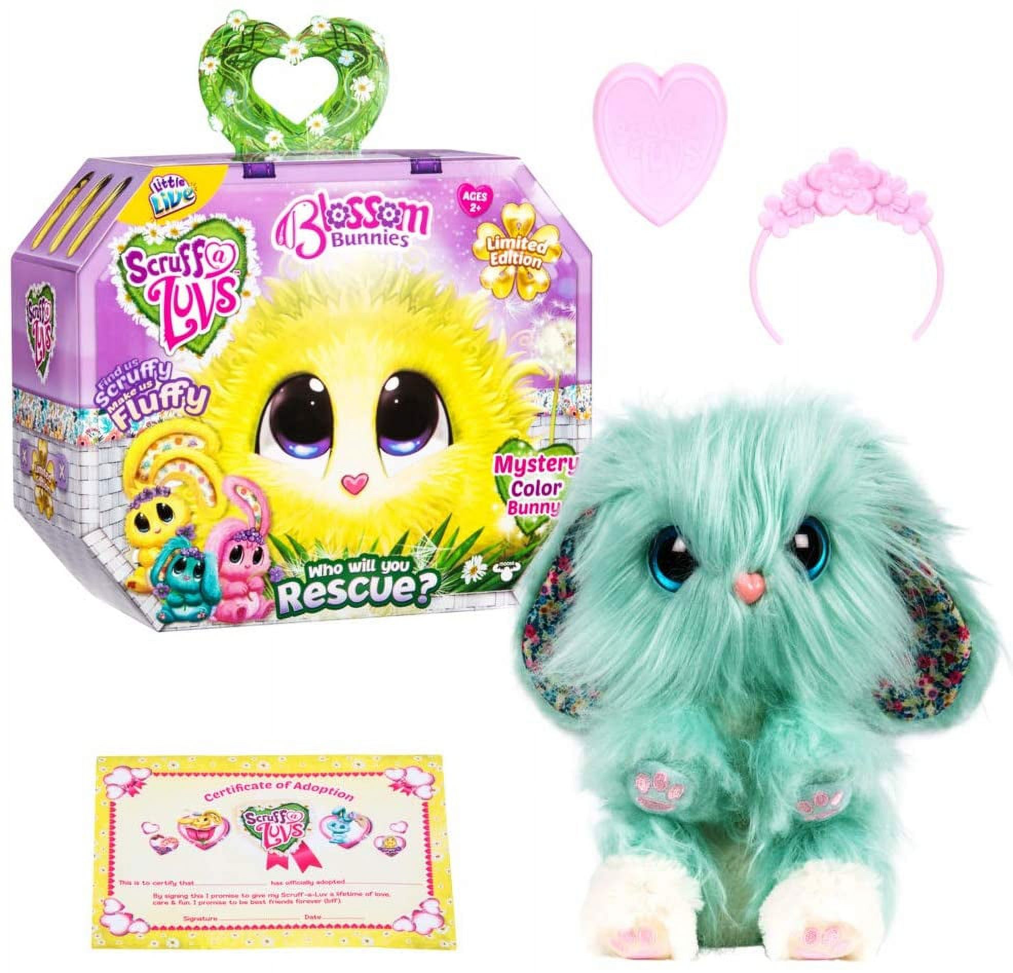 Little Live Pets Scruff-a-Luvs™ Plush Mystery Rescue Pet, Blossom Bunnies - image 2 of 8
