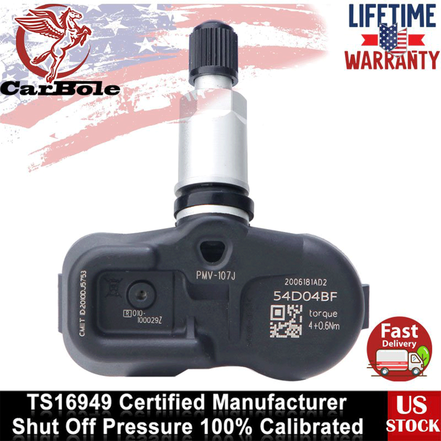 5500103 TPMS Tire Pressure Sensors Replacement for Toyota 4Runner