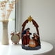 thumbnail image 4 of Estatuilla de Natividad Pintada a Mano Religiosa Escultura Tradicional Resina Nacimiento de Jesús para Regalo de Boda Favores, 4 of 9