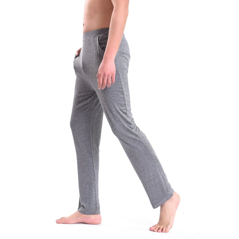 Frontwalk Men Pajama Pants Slim Fit Lounge Bottoms Comfy Elastic