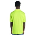 thumbnail image 3 of Jerzees Men's High Visibility Safety Polo Shirts, Hi Vis Dri-Power Safety Green T-Shirt, 5-Pack Tee, S, 3 of 5