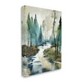 thumbnail image 4 of Stupell Industries Watercolor Creek Landscape Landscape Painting Gallery Wrapped Canvas Art Print Wall Art, 24 x 30, 4 of 8