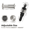 thumbnail image 3 of 220-Degree Solid Brass Peep Holes for Door with 16mm Drill Bit, 0.63 Inch Door Peephol y2378, 3 of 5