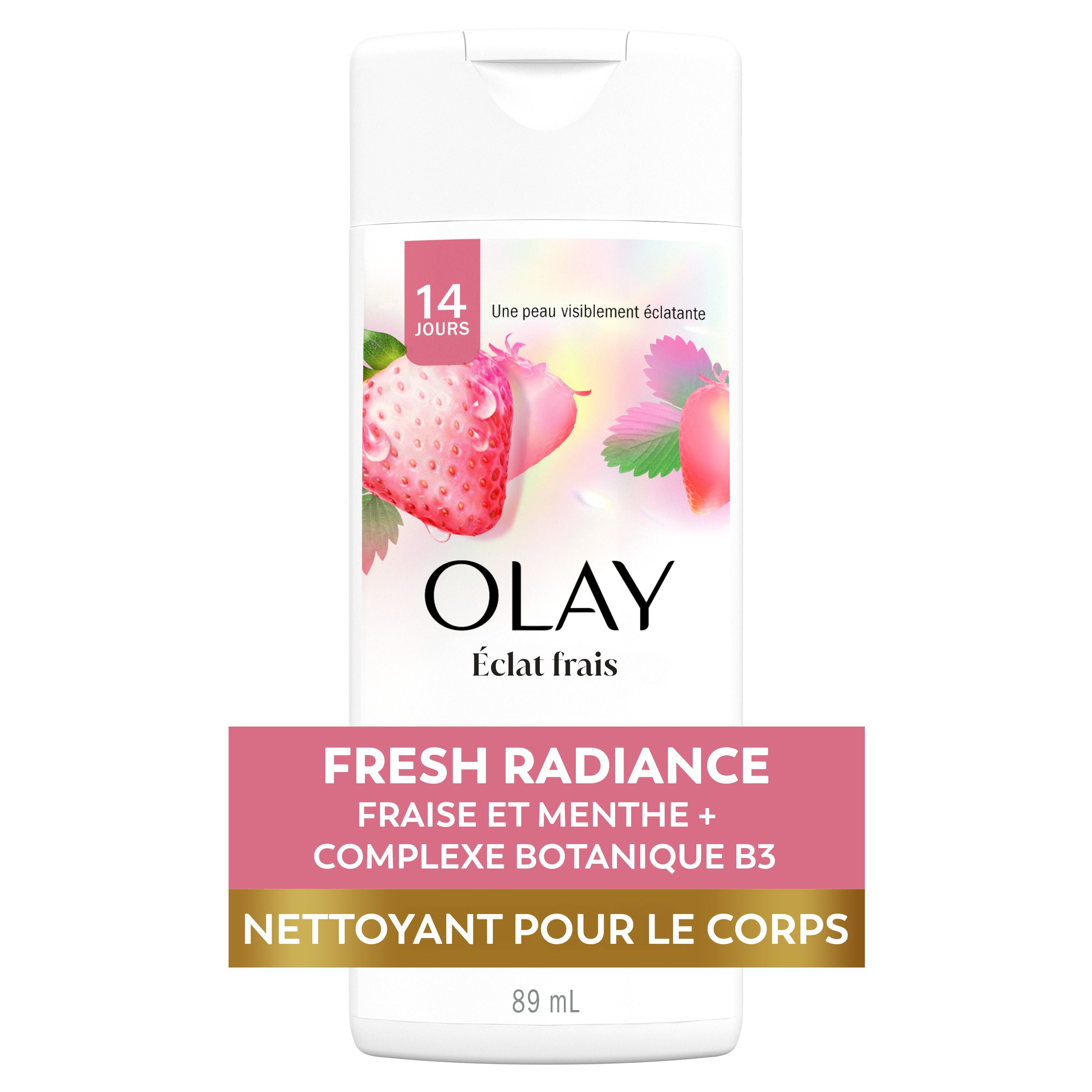 Olay Fresh Outlast Body Wash, Notes of White Strawberry & Mint, 89ML