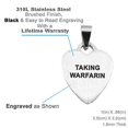 thumbnail image 4 of MyIDDr- Taking Warfarin Womens Medical Alert charm bracelet, Steel Hearts PreEngraved, 4 of 6