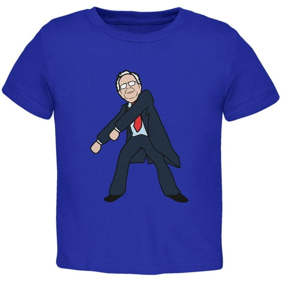 Election 2020 Bernie Sanders Flossing Dance Toddler T Shirt Royal 4T