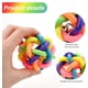 thumbnail image 3 of 2 pelotas para perros, pelotas anudadas de colores, juguetes para masticar para cachorros, pelota de entrenamiento dental, 3 of 5