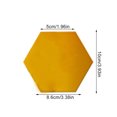 thumbnail image 4 of Yuarrent Adhesivo de pared de espejo Hexagonal DIY plástico acrílico efecto reflectante autoadhesivo alta viscosidad hoja de paredes de Premium Decoración del hogar Oro 32 piezas Yuarrent HA047859-02B, 4 of 6