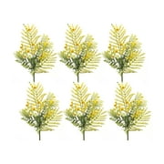 Melrose Mimosa Spray (Set of 6) 21.5"H Plastic