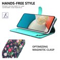 thumbnail image 2 of CoverON For Samsung Galaxy A53 5G Wallet Case, RFID Blocking Vegan Leather 6x Card Slot Holder Cover Flip Folio Phone Pouch, Navy Flower, 2 of 5