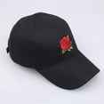 thumbnail image 4 of Visors Women Man Embroidered Flower Denim Cap Fashion Baseball Cap Topee Baseball Caps, 4 of 6