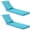 Lake Blue, variant on FOOWIN Waterproof Outdoor Chaise Lounge Cushion, 72"×21"×3" Lounge Chair Cushion for Poolside & Patio Chairs, Beige Brown
