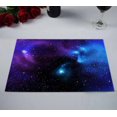 thumbnail image 2 of PKQWTM Starry Deep Outer Space Kitchen Dining Table Mats Placemats Size 12x18 Inches, Set of 2 Pieces, 2 of 2