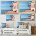 thumbnail image 4 of Designart "Dreamy Pink And Blue Coastal Getaway" Coastal Floater Framed Wall Decor, 4 of 5