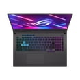 thumbnail image 6 of ASUS ROG Strix G17 (2022) Gaming Laptop, 17.3" 144Hz IPS FHD Display, NVIDIA GeForce RTX 3050 GPU, AMD Ryzen 7 6800H Processor, 16GB DDR5 RAM, 512GB SSD, RGB Keyboard, Windows 11, G713RC-RS73, 6 of 10
