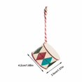 thumbnail image 3 of Ofertas Irresistibles, Colgante pequeño de hierro pintado, caja de regalo de Navidad, bastón para caminar, mini buzón, decoración navideña, adornos colgantes para árbol de Navidad Akmoler, 3 of 6