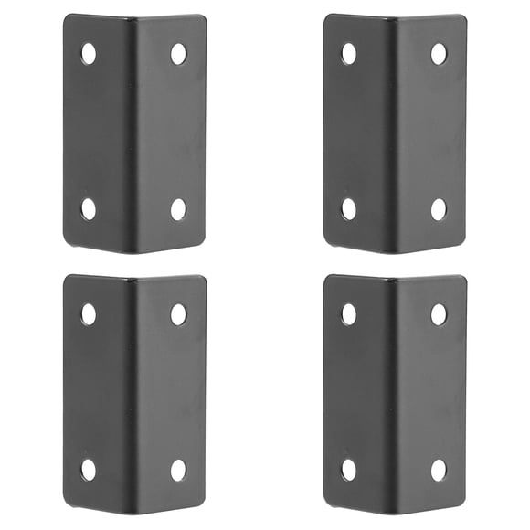 4pcs Stainless Steel Corner Braces Metal L-shaped 90 Degree Right Angle Fixer