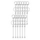 thumbnail image 1 of 12 Pcs Beadable Keychain Bars for Beads Blank Keychain Metal Beaded Keychain for Keychain, 1 of 5