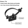 thumbnail image 5 of 100 Pcs Black Cable Tie Base Saddle Type Mount Wire Holder，for Run Cords at Your Home or Office Cable and Wire management. Permanently Anchor To Wall, Desk or Baseboard (HC-0), 5 of 7