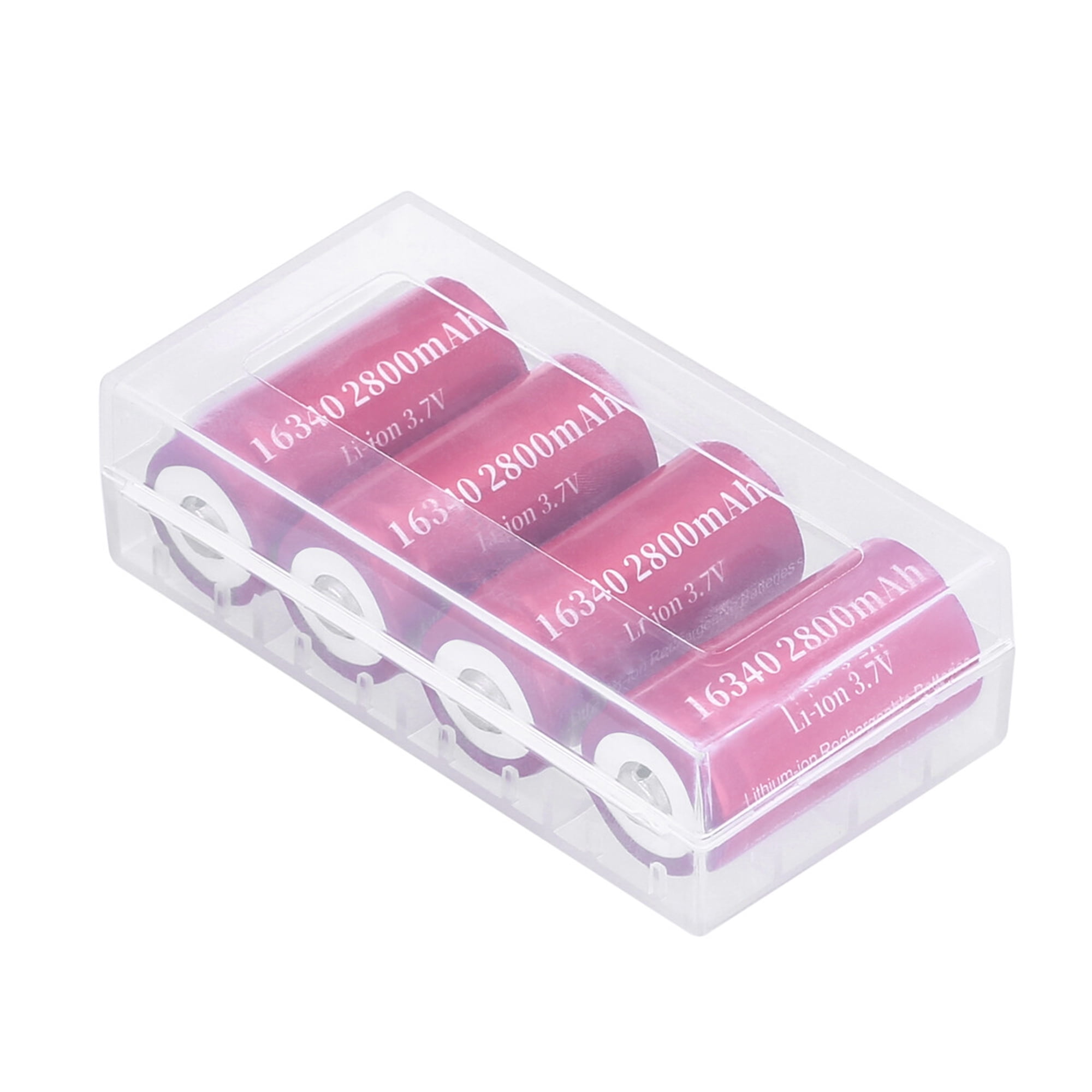 Buy EBL 4Pack 3.7V 2800mAh CR123A 16340 Rechargeable Batteries for