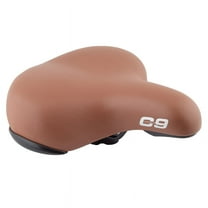 Cloud-9 Unisex Bicycle Comfort Seat Support XL Brown Cruiser Multi-Stage Foam